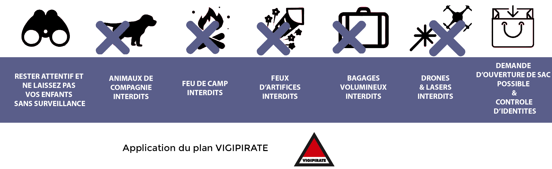 Bandeaux plan vigie pirate