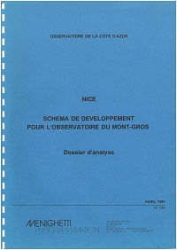 OCA NI 010257 TITRE W154 MEGIGHETTI NICE SCHEMA DE DEVELOPPEMENT DOSSIER D ANALYSE